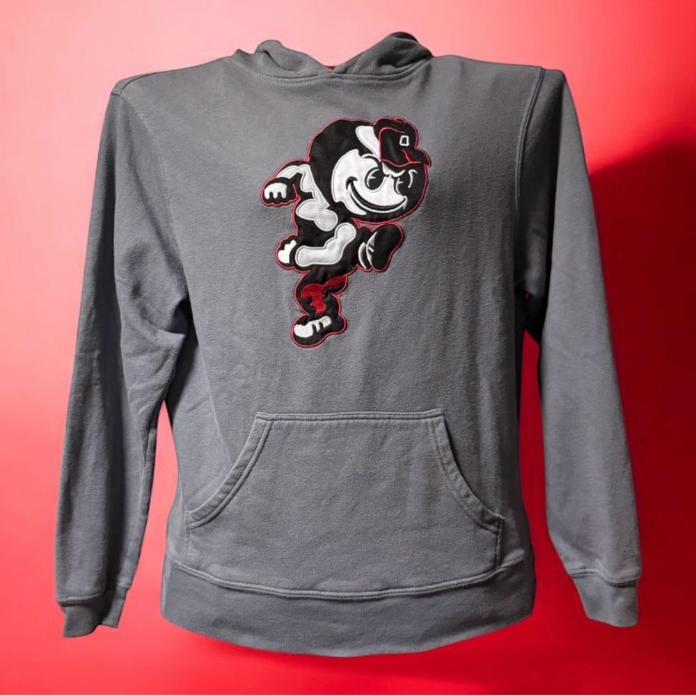 Vintage~Ohio State Varsity Authentic Apparel~Hoodie~Men’s Small~unisex
